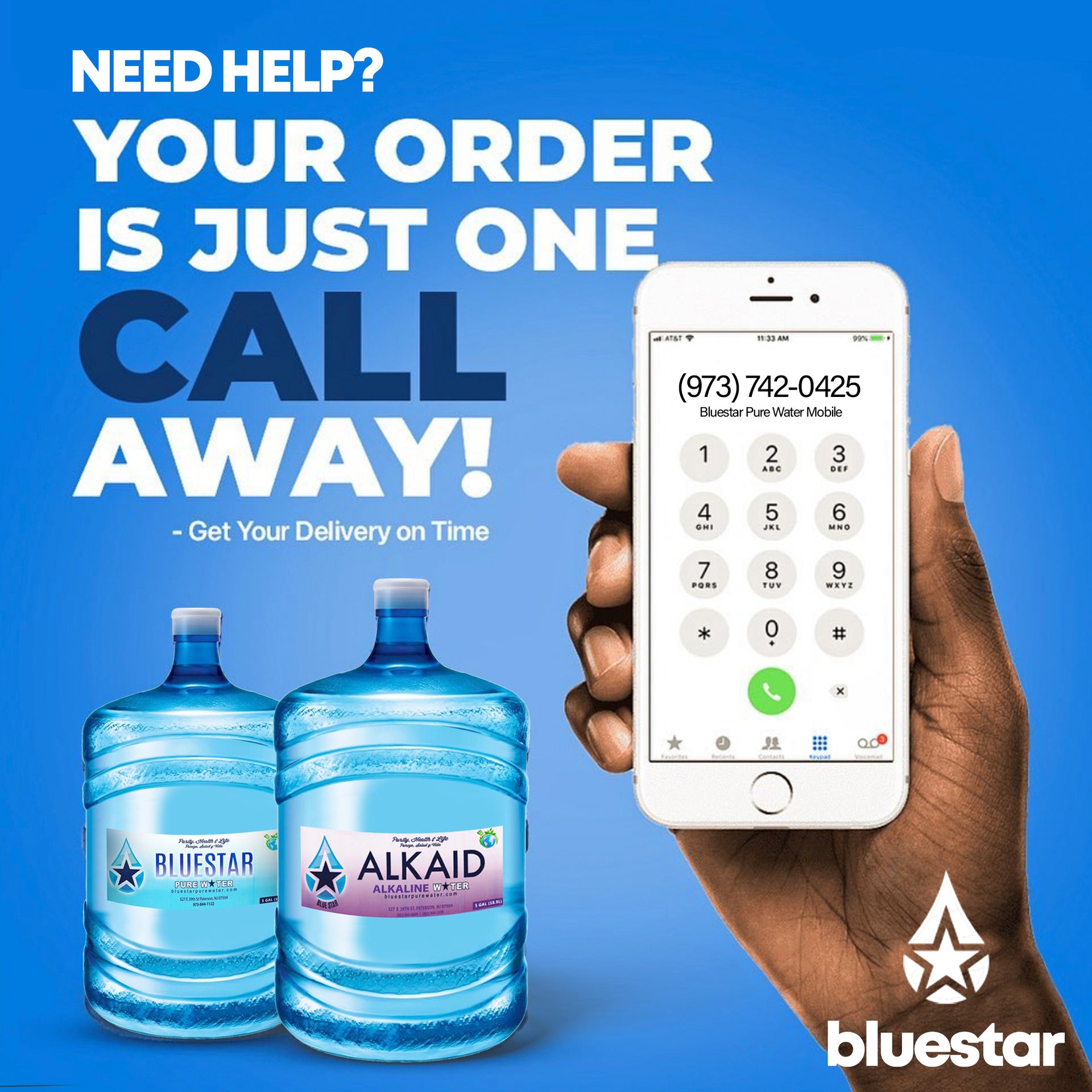 1L Alkaid Alkaline Water by bluestar 12 pack