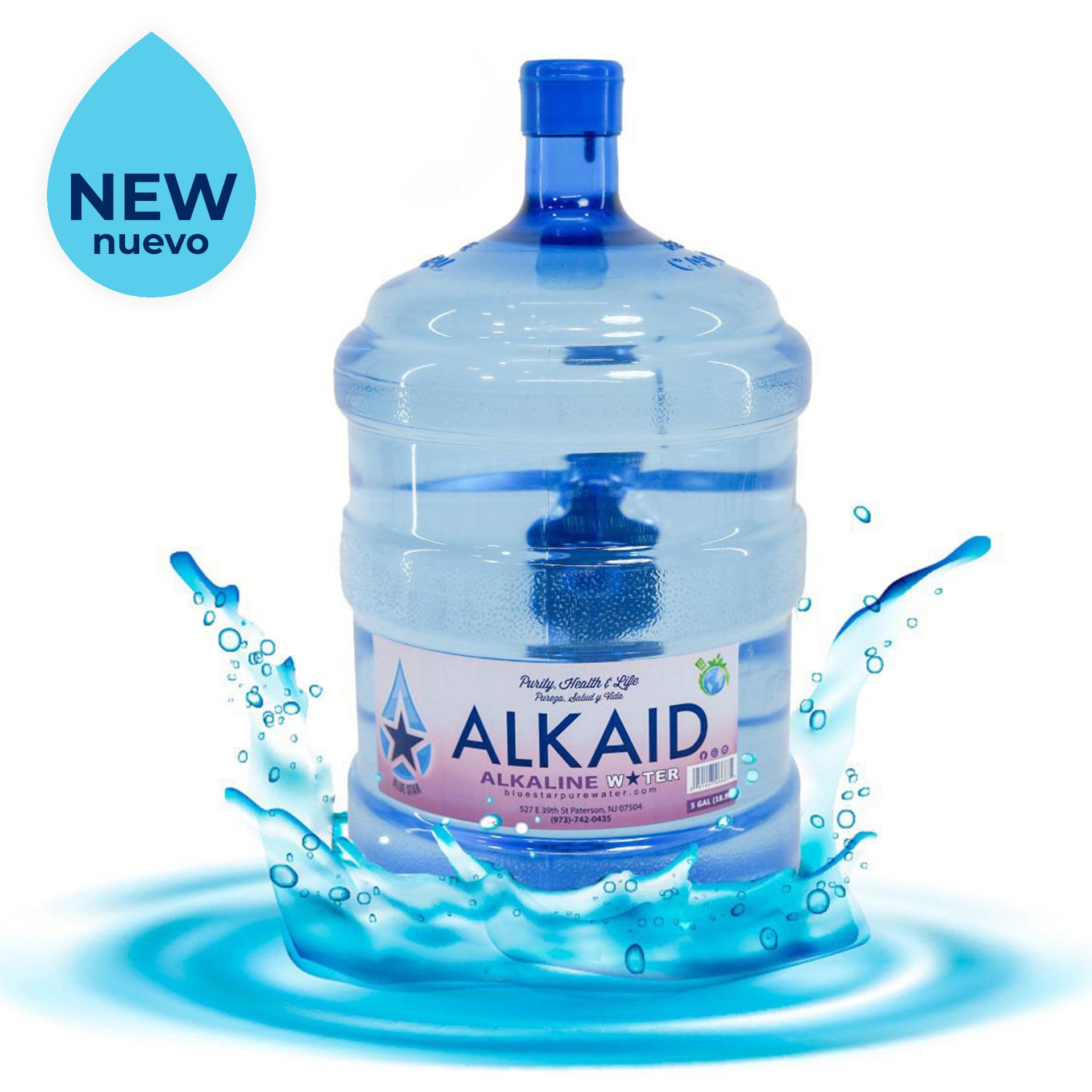 Agua Alcalina - Botella Nueva